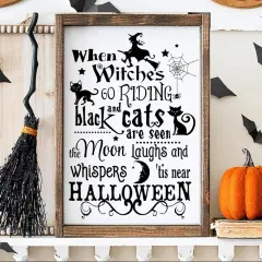 Halloween Stencils for Painting 11.7&rdquo;x8.26(Halloween02)