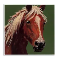 Stupell Industries Modern Horse on Green Wall Plaque, design by Wani Pasion