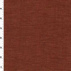 Red/Copper Micro Basket Canvas Home Decorating Fabric By the Yard