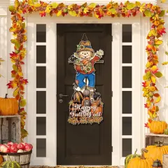 Home Door Sign Large Scarecrow Door(Scarecrow)