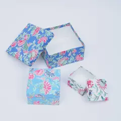 Vibrant Square Gift Box- Set of 3