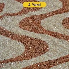 Sequins Velvet Fabric Wave Design 60" Wide Multiple Colors Blush White