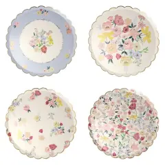 ENGLISH GARDEN FLORAL PLATES