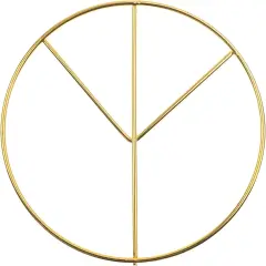 John Bead Iron Metal Animals Shapes Macram&eacute; Frame Peace Symbol