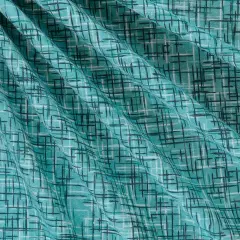 Mook Fabrics Linen Look Flannel Fabric [108 in. Wide] - By The Yard Dusty Turquoise