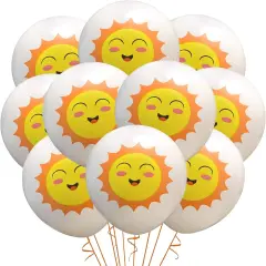 Sunshine Birthday Party Decorations Event Supply, Sunny Theme, 12 Inch Standard Size
