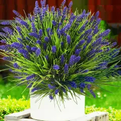 22 Pcs Fake Flowers UV Resistant Outdoor