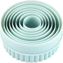 Cookie Cutters, 8 PCS Ideal Biscuit Cutter Tool, Highly Versatile Round & Circle Cutter, Perfect for Creating Unique Shaped Biscuits and Cookies