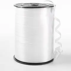 White Curling Ribbon, 500 Yard Christmas Curling Ribbons for Gift Wrapping, Balloon Ribbon, Balloon String, Curly Ribbon, Thin Ribbon, Gift Ribbon for Baby Shower, Florist Flower Party Decorations