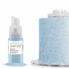 Bakell - Soft Blue Tinker Dust Edible Glitter (25g, 1x Spray Pump) for Food, Desserts, and Beverages!