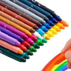 36 Colors Solid Tempera Paint Sticks for Kids, Washable Paint Sticks for Kids, Non-toxic, Quick Drying, Works Great on Paper Wood Glass Ceramic Canvas, Paint for Kids and Toddlers