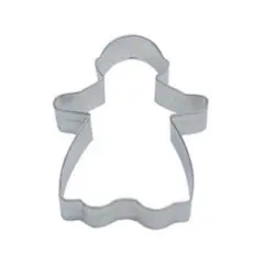 5&rdquo; Gingerbread Girl Metal Cookie Cutter