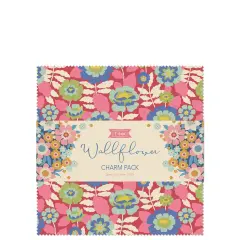 Tilda Wallflower Charm Pack - 40 pieces - 5" x 5" - 100% Cotton
