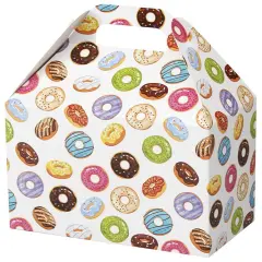 Pack/6: Lots of Donuts Gable Box - 8-1/2 x 5 x 5-1/2"