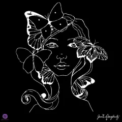 Prima Prima Bloom Stencil, 12"x12", Sharon 655350980238