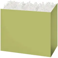 Pack/6: Sage Basket Box - 8-1/4 x 4-3/4 x 6-1/4"