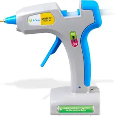 Cordless Hot Glue Gun &ndash; Rechargeable 25W Glue Gun with LED Light & USB-C Charging &ndash; Perfect for Crafts, DIY, & Repairs &ndash; Includes 5 Stringless Glue Sticks