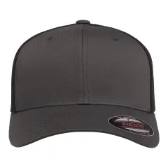 Flexfit&reg; Adult Trucker Cap CHARCOAL/ BLACK