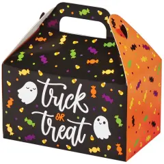 Pack/6: Trick or Treat Party Favor Gable Box - 6 x 3-3/4 x 3-1/2"