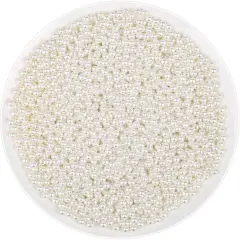 Pearl Beads for Craft, Anezus 2000pcs Ivory Faux Fake Pearls, 4 MM Small Sew on Pearl Beads with holes for Jewelry Making, Bracelets, Necklaces, Hairs, Crafts, Decoration and Vase Filler