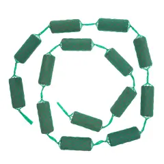 Wet Floral Foam, Fresh Artificial Flower Garland for Decorations (9 Ft, 14 Pieces) Green