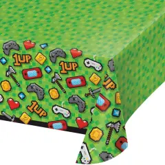 6 pc Bulk Video Games Party Plastic Table Covers