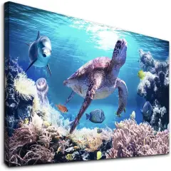 Summer Wall Decorations For Bedroom Modern Bathroom Wall Decor Paintings Sea Turtles