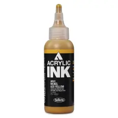 Holbein Acrylic Ink - Nickel Azo Yellow, 100 ml
