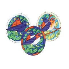 Sun Catchers- Bird Theme Craft Kit (Pack of 12)