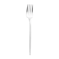 Shiny Silver Moderno Disposable Plastic Dinner Forks (300 Forks)