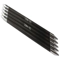 KnitPro-Karbonz Double Point Knitting Needles 6"-Size 3/3.25mm