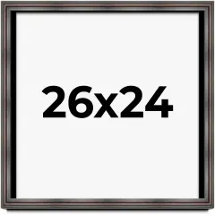 Photo Size Shadow Box 1.75" Deep Brown Frame - UV Acrylic, Backing, Hanging Hardware
