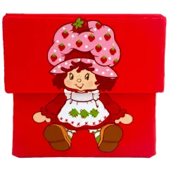 Strawberry Shortcake: Storable 8" Box - Red Character Themed Bin, Fabric Storage Container, Opening Top Lid, Holds Toys-Books-Games & More, Licensed