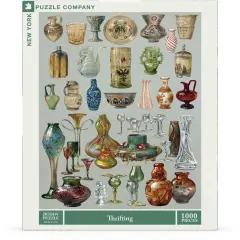 New York Puzzle Company Thrifting 1000 Piece Piece Jigsaw Puzzle