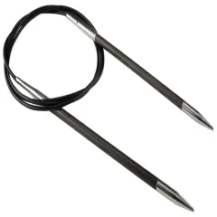 KnitPro-Karbonz Fixed Circular Knitting Needles 32"-Size 7/4.50mm