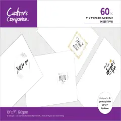 Crafter's Companion Insert Pad 5"X7"-Foiled Everyday