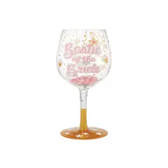 Enesco Lolita Bestie of the Bride Wine Glass