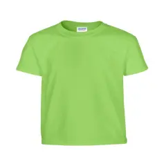 Gildan&reg; Youth Heavy Cotton Short Sleeve Crew Neck T-Shirt LIME