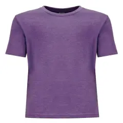Next Level&reg; Apparel Youth Cvc Crewneck Short Sleeve T-Shirt PURPLE RUSH