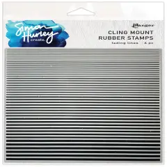 Simon Hurley create. Background Stamp 6"X6"-Fading Lines