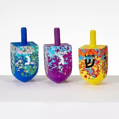 Rite Lite Large Splash Wooden DeidelHanukkah Game - 2.25" Multi