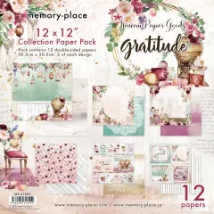 Memory Place Collection Pack 12"X12"-Gratitude