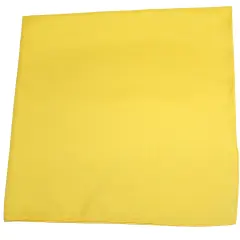 Solid 100% Polyester Unisex Bandana