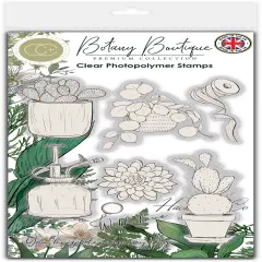 Craft Consortium Clear Stamps-Cactus, Botany Boutique
