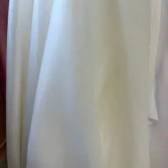 1 Yard Scuba Stretch Knit Fabric Heavyweight Smooth Double Knit for Apparel & Crafts Ivory