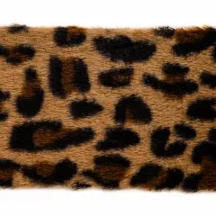 5 Yards of Chanda Faux Leopard Print Trim | 5 yard cut Brown Multi
