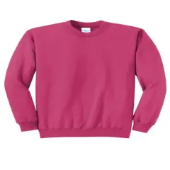 Port & Company&reg; Core Fleece Crewneck Sweatshirt Sangria&nbsp;