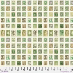 Stamps in Green (pwth261.green) | Eclectic Elements Palette in Green | Tim Holtz | Free Spirit