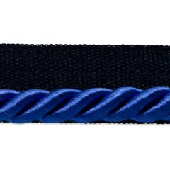 5 yards of Hilda 3/8" TwistedLip Cord Trim | 5 yard cut Ultra Marine