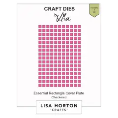 Lisa Horton Crafts Essential Inserts Coverplate Dies-Chequered